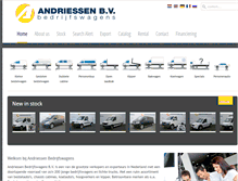 Tablet Screenshot of andriessenbedrijfswagens.nl
